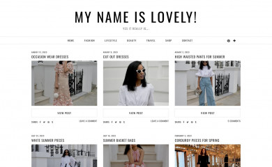 mynameislovely.com screenshot