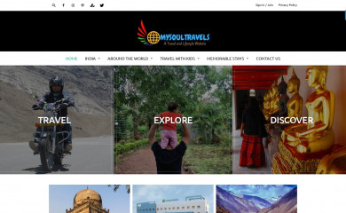 mysoultravels.com screenshot