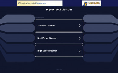 mysecretcircle.com screenshot