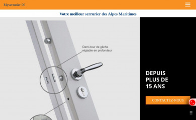myserrurier06.fr screenshot