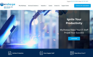 mysherpa.com screenshot