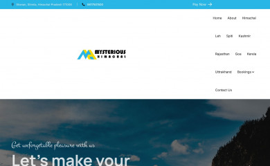 mysterioushimachal.com screenshot