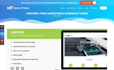 https://mysterythemes.com/wp-themes/uniform/ screenshot