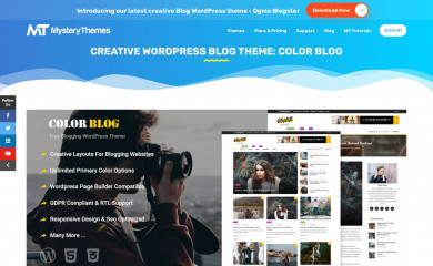 https://mysterythemes.com/wp-themes/color-blog screenshot