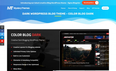 https://mysterythemes.com/wp-themes/color-blog-dark screenshot