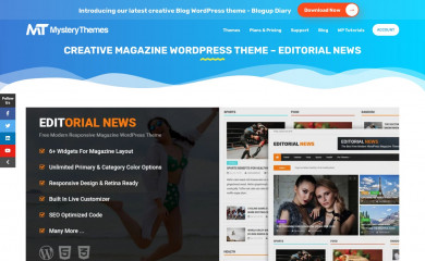 https://mysterythemes.com/wp-themes/editorial-news/ screenshot