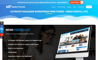 https://mysterythemes.com/wp-themes/news-portal-lite screenshot