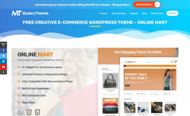 https://mysterythemes.com/wp-themes/online-mart screenshot
