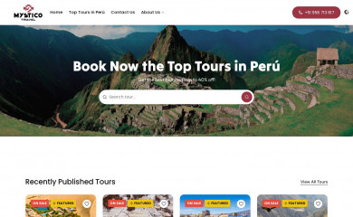 mysticotravel.com screenshot