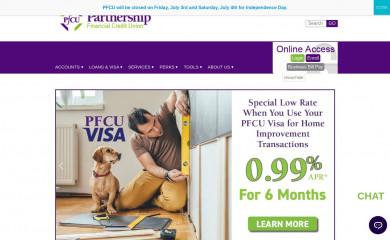 mypfcu.org screenshot