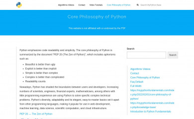 mypythonfundamentals.com screenshot