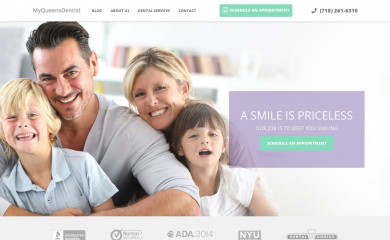myqueensdentist.com screenshot