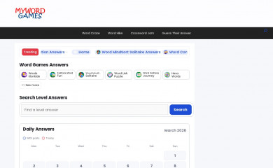 mywordgames.com screenshot