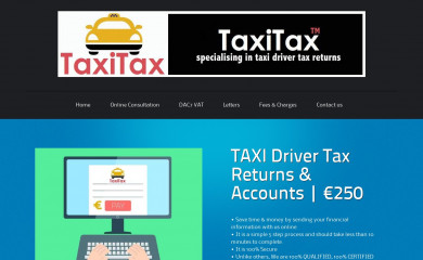 mytaxitax.ie screenshot