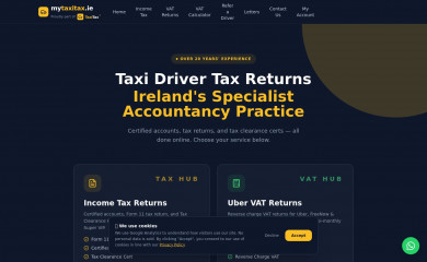 mytaxitax.ie screenshot