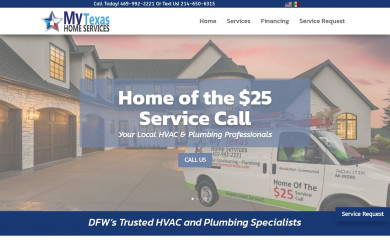 mytexashomeservicesdfw.com screenshot