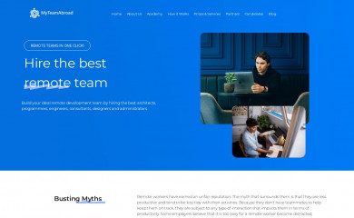myteamabroad.com screenshot