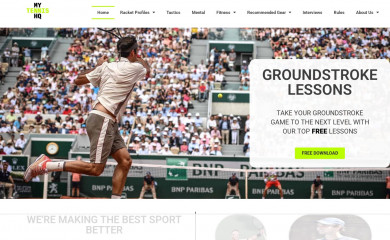 mytennishq.com screenshot