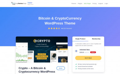 Crypto by MyThemeShop screenshot