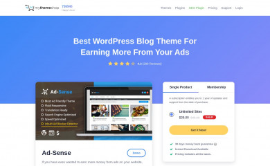 Ad-Sense by MyThemeShop screenshot