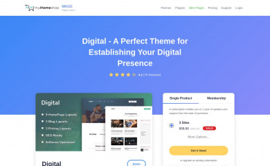 Digital by MyThemeShop screenshot