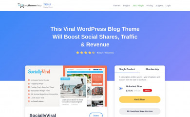 SociallyViral Pro by MyThemeShop Child screenshot