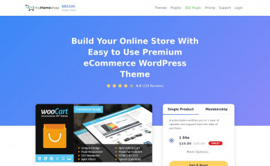 WooCart by mythemeshop screenshot