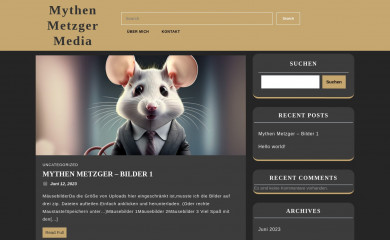 mythenmetzger.de screenshot