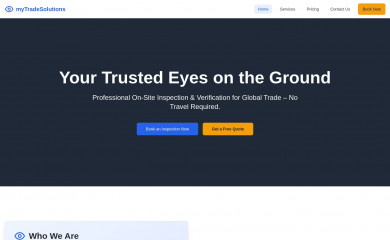 mytradesolutions.com screenshot