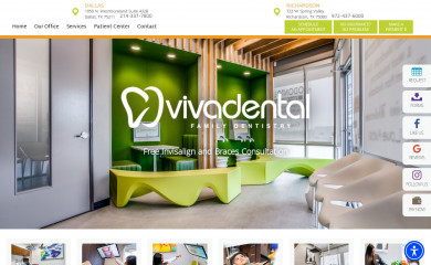 myvivadental.com screenshot