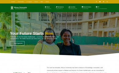 mzuni.ac.mw screenshot