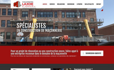 maconnerielajoie.com screenshot