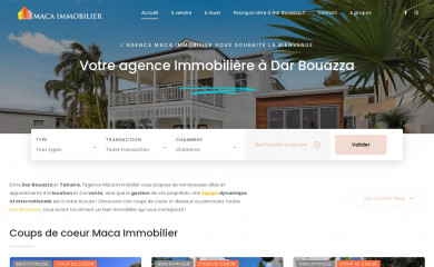 macaimmobilier.com screenshot