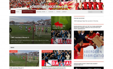 macedonianfootball.com screenshot