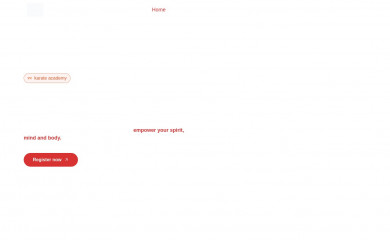 machidakarate.com screenshot