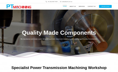 machiningworkshop.com.au screenshot
