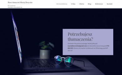 maciejboryczka.pl screenshot