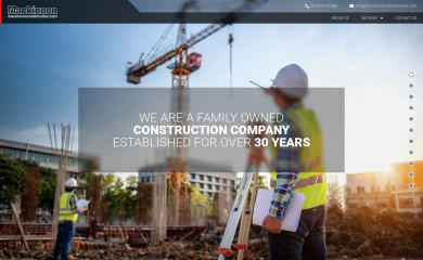 mackinnonconstruction.com screenshot