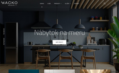 mackointerier.sk screenshot