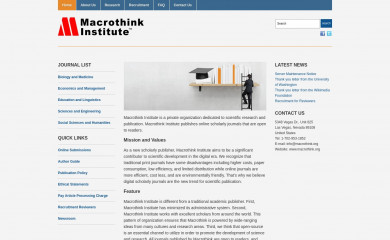 macrothink.org screenshot