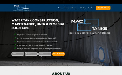 mactanks.com.au screenshot