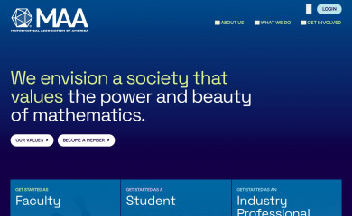 maa.org screenshot
