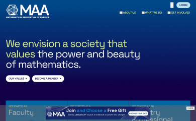 maa.org screenshot