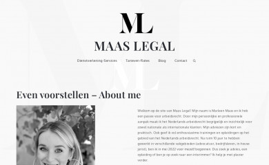 maaslegal.eu screenshot