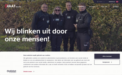 maatsecurity.be screenshot