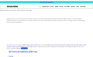 mabumbe.com screenshot