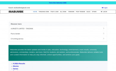 mabumbe.com screenshot