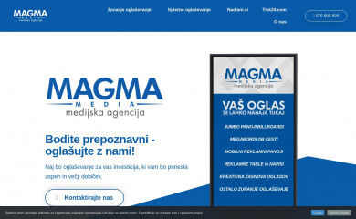 magma.si screenshot