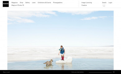 magnumphotos.com screenshot