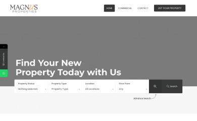 magnus-properties.com screenshot